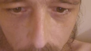 Pissing on my own face and in my mouth.