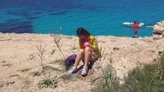 Public PEE in very beautiful Touristic Place