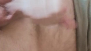 Amateur hot solo masturbation in morning bed