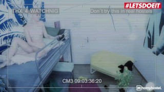 HORNY HOSTEL - Petite Blonde Teen Marylin Sugar Fucked Hard By Horny Thief Full Scene