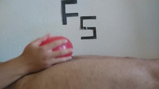 I fucked hot pussy red balloon . ( Balloon Fetish and Sex Toy)