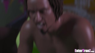 Hostile transgender alien queen gets fucked by BBC