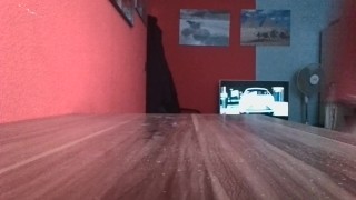 Big cumshot load on my desk