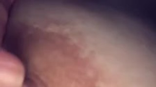 Tugging on my nipples I’m so horny