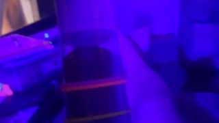 pumped playing blue light glow cock rings #1
