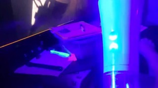 pumping dick blue light glow cockrings #4