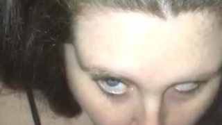 Deepthroat practicing and edging for cum!