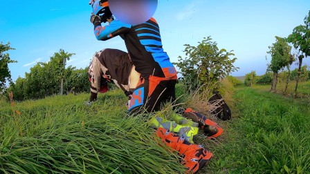 Outdoor Fuck with my BF in Fox MX Gear