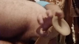 Sean playing with speculum gaping ass