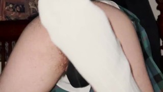 just a Scottish boy wearing his kilt ;)