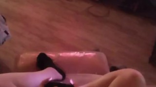 Verbal Gamer Girl Smoking While Playing Fortnite In Panties and Bra