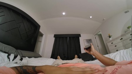 VR Conk Big Natural Boobs Vanessa Moon in Free Guy Porn Parody Virtual Reality
