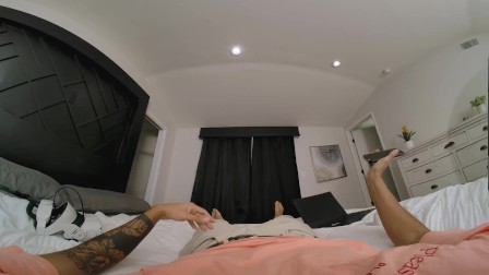 VR Conk Big Natural Boobs Vanessa Moon in Free Guy Porn Parody Virtual Reality