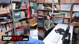 Shoplyfter - Skinny Mischievous Asian Jade Noir Caught Stealing And Got Disciplined By Perv Officer