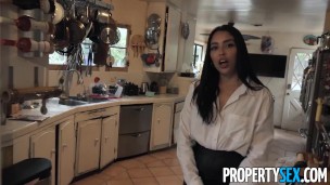 PropertySex Housewife Sick of Loser Husband Fucks Her Real Estate Agent