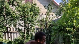 Afternoon walk in the garden