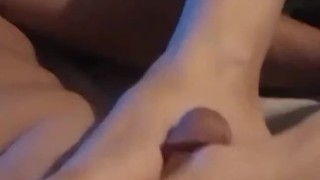 Absolutely GORGEOUS WIFE giving A Incredible fooTJoB