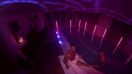 Threesome by the Pool in VR