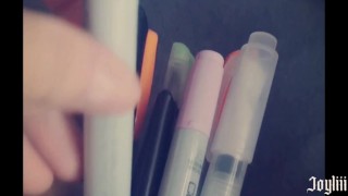 I fuck my Pussy with markers -(Add me @joyliii_real)