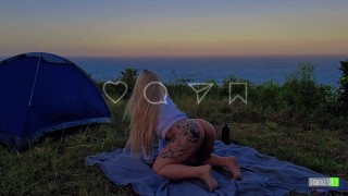 Sexo Arriscado Casal Amador real fodendo em acampamento - Sexdoll 520