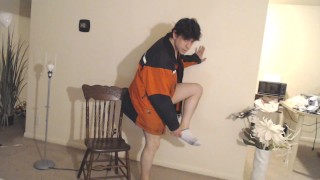 Hot Skimpy Thong to Bare & Raunchy Jerkoff with Maolo!