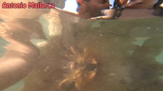 Amazing Underwater Sex With Big White Bubble Butt Italian