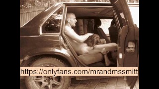 gave public blowjob to in the back seat of a car