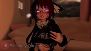 Lewd Feminizing ASMR Roleplay - VRChat - Ear Brushing Ear Tapping - Kisses - Ear Licks