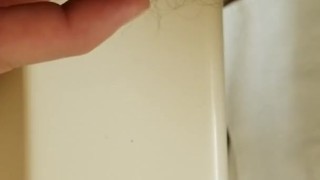 Pre-bath cumshot