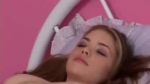 Cute teen masturbates in her bedroom