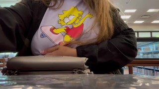 Mj Moore Flashing in the Library 