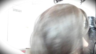 Nancy & Ely Pt3! Your rubber doll stepsister Nancy unmasks from her pretty but tight doll mask!