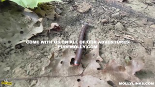 Fucking With a Beautiful View on a Hike - Molly Pills - POV 4K