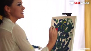 VIP SEX VAULT - British MILF Tina Kay Relieves Her Stress With A Threesome