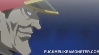 Screaming anime teen getting pussy pounded