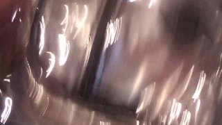 Clear plastic backpack to clear plastic underwear 