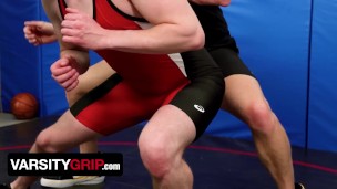 Varsity Grip - Perv Coach With Fat Cock Breeds Twink Student After Intence Wrestling Drill