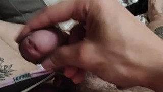 Solo boy play with dick