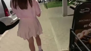 Picked up a schoolgirl on the street and fucked her in the entrance.