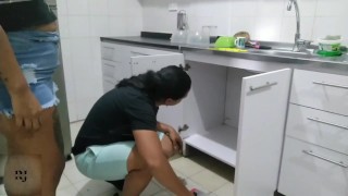 haciendole mantenimiento a mi cañeria