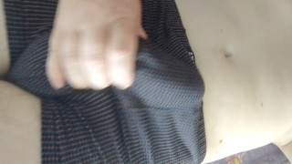 mature grandma fingering me dick through panties