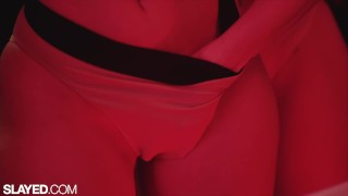 SLAYED Hotties Gabriella & Spencer scissor & rim each other