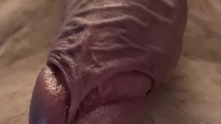 Close-up of my BIG veiny dick!
