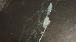 Big white cock shoots big load of cum