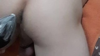 Chastity , XXL butt plug and spanking