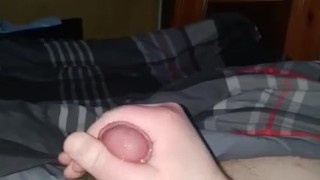 Playing with my sub boy cock