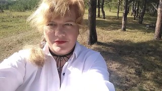 I am an exhibitionist.Walking naked in nature