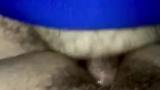 Fucking my wifes hairy wet pussy