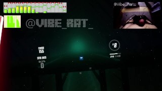 Video1 - Hards Free Ejaculation Playing BeatSaber with Twincharger Vibrator (bass nipple)