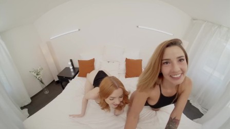 Sex with Redhead and Blonde